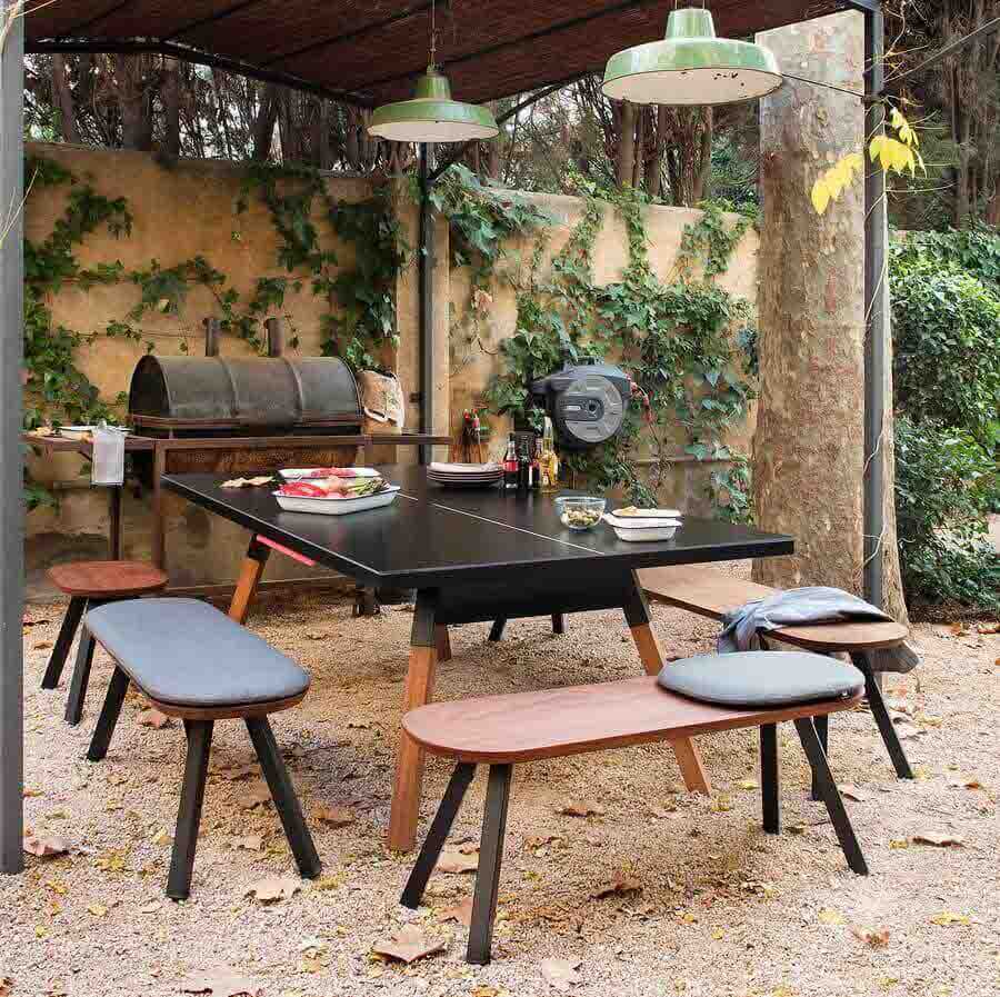 Table Ping Pong "Toi et Moi" - Noir - Maison Caldeira