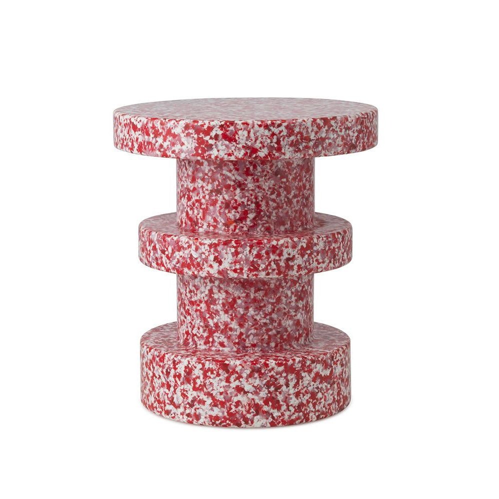 Tabouret Bit Stack - Rouge - Normann Copenhagen - Scandinave - Maison Caldeira