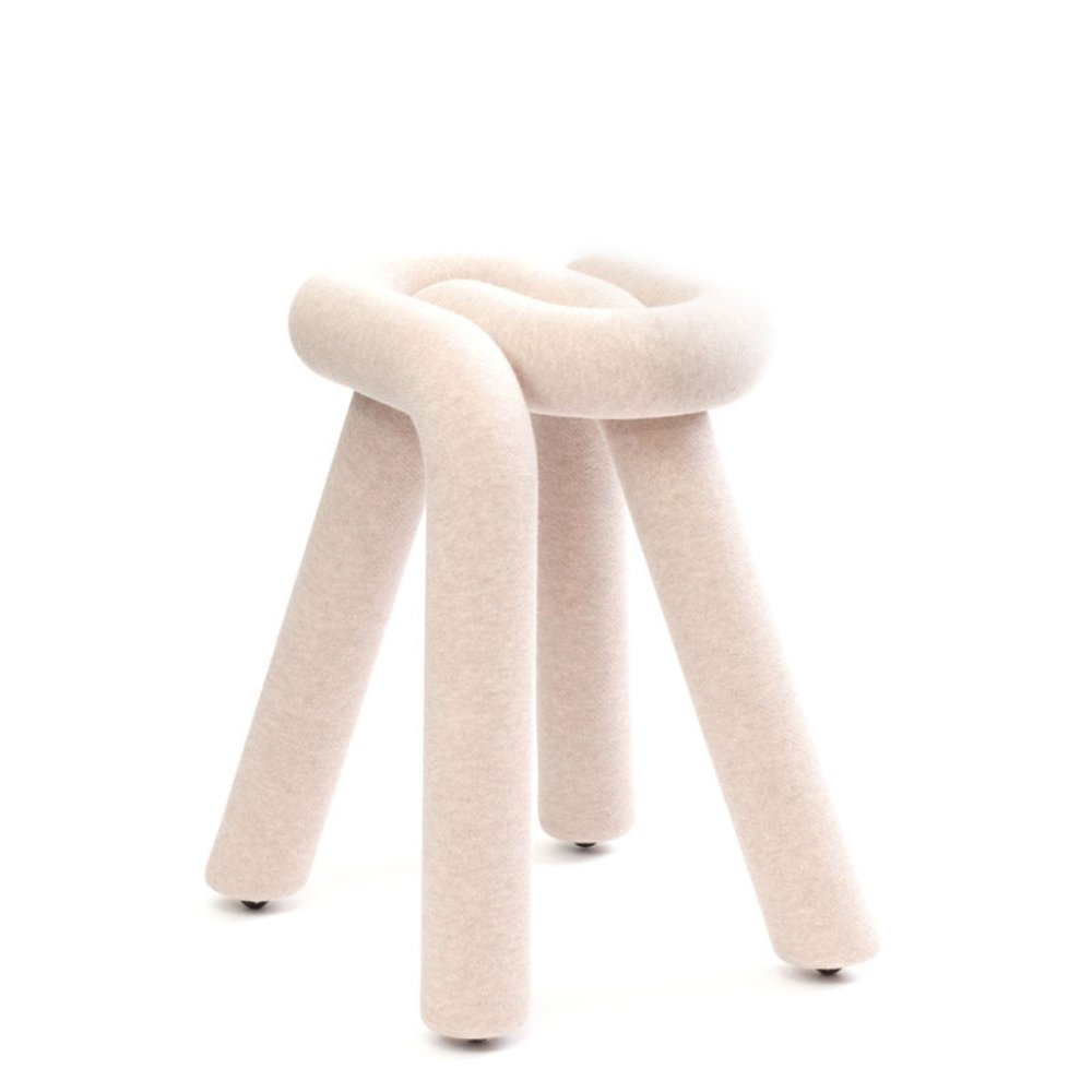 Tabouret « Bold » Beige corde - Big game - Maison Caldeira