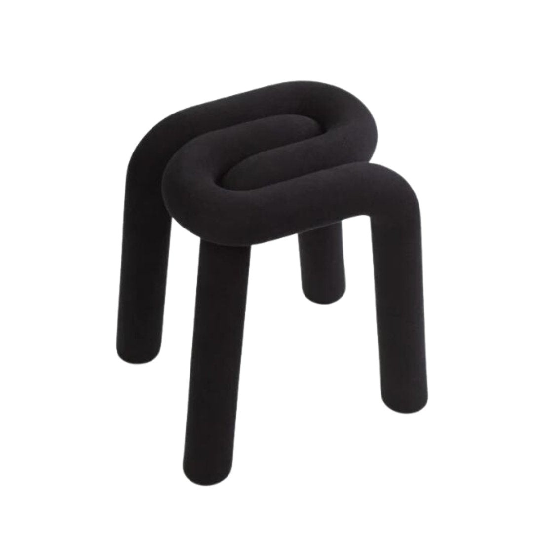 Tabouret Bold Noir – assise design contemporaine et confortable
