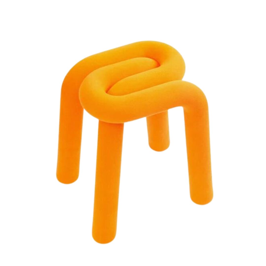 Tabouret « Bold » Orange - Big game - Maison Caldeira