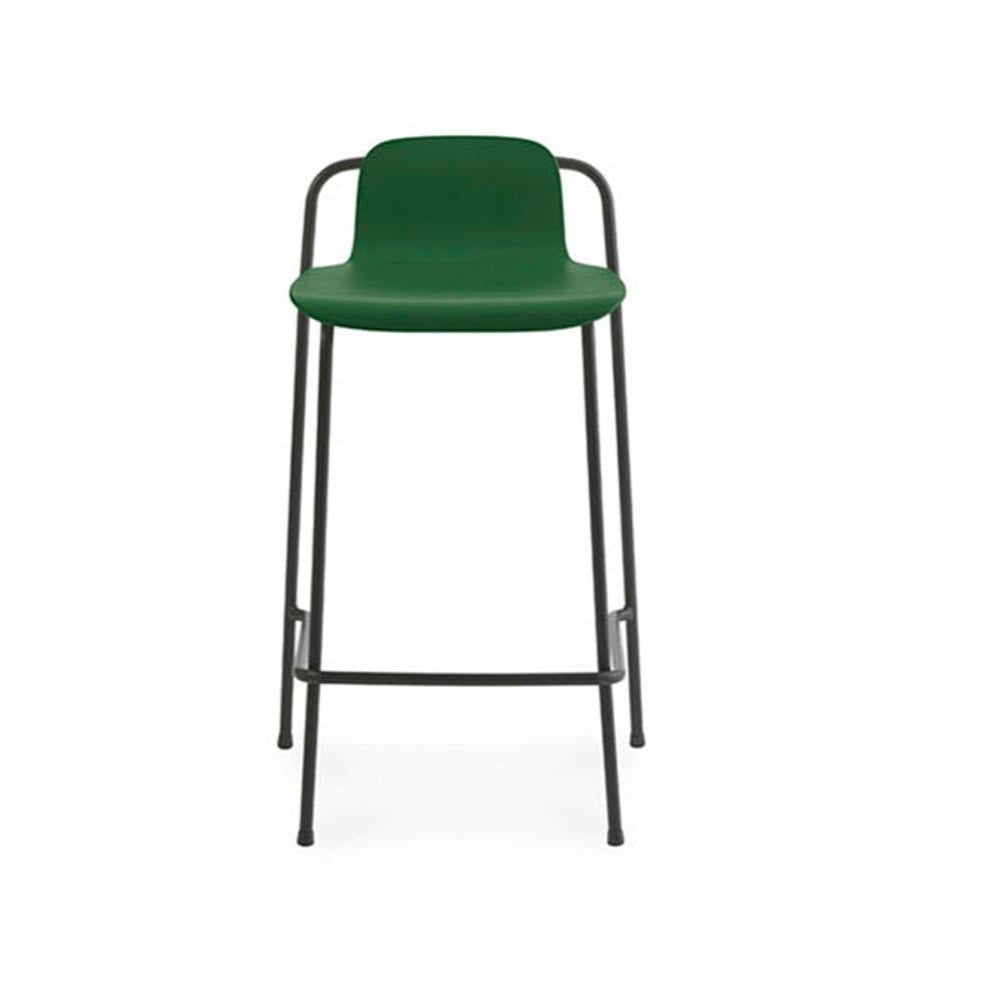 Tabouret de bar "Studio" - Noir et Vert - Maison Caldeira