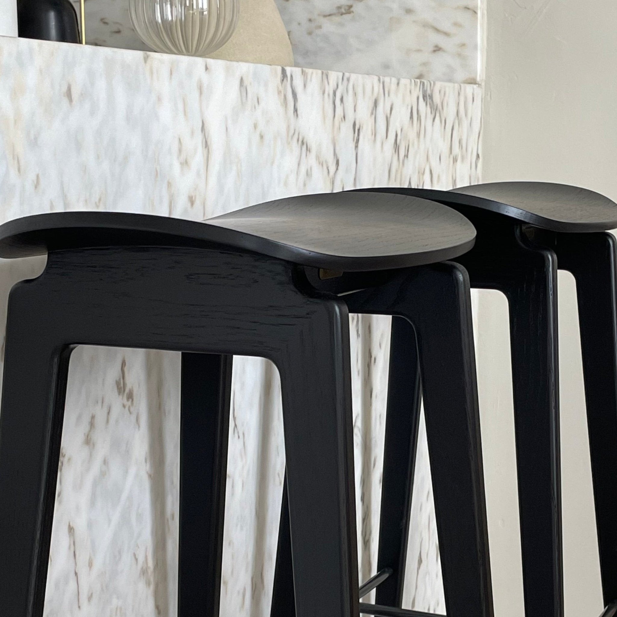 Tabouret NY11 - Noir - Norr11 - Scandinave - Maison Caldeira