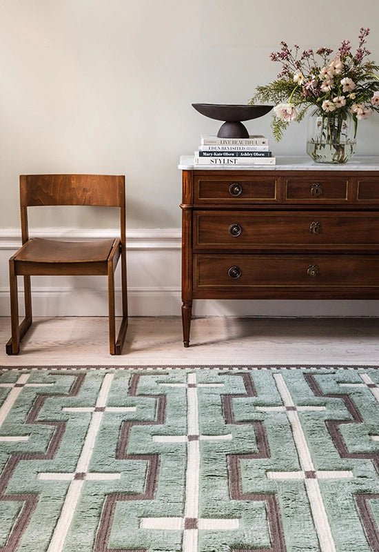 Tapis "Johanna" - Sauge - Maison Caldeira