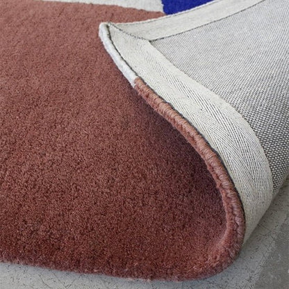 Tapis Scandi - Bleu - Layered - Scandinave - Maison Caldeira