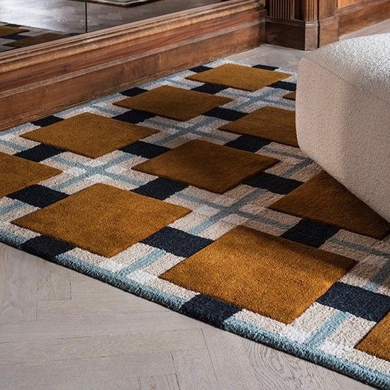 Tapis « Ochre Fields » signé Evelina Kroon  - Maison Caldeira