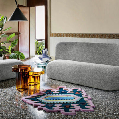 Tapis Palmette Lazer Cannon - Cc-tapis - Design Italien - Maison Caldeira