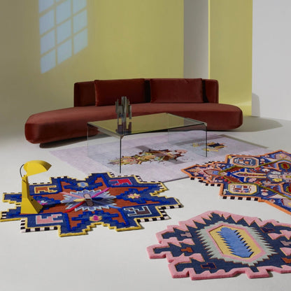 Tapis Palmette Lazer Cannon - Cc-tapis - Design Italien - Maison Caldeira