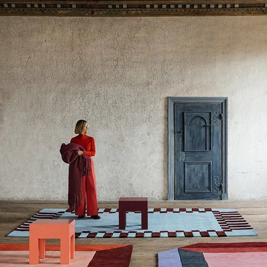 Tapis " Telkan cadre" Ciel de mûriers - Maison Caldeira