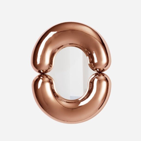 Zodiac Miroir - Small Cuivre Métal - Maison Caldeira