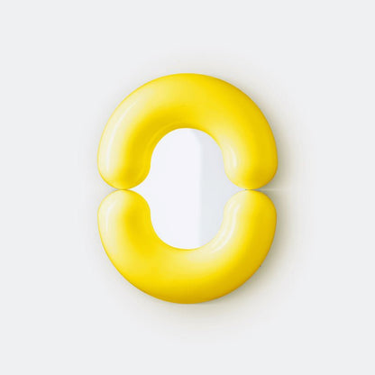 Miroir Zodiac small - Jaune - Moustache - Design Contemporain - Maison Caldeira