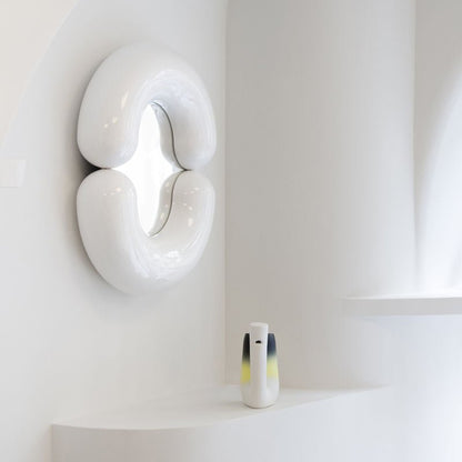 Miroir Zodiac small - Jaune - Moustache - Design Contemporain - Maison Caldeira
